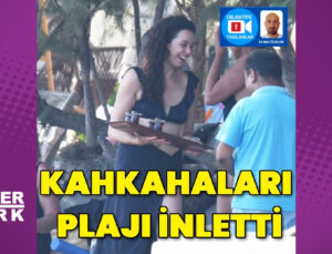 Azra Akın, plajı inletti