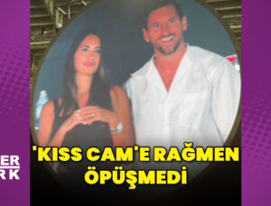 Lionel Messi, ‘Kiss Cam’e rağmen öpüşmedi