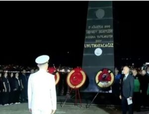 17 AĞUSTOS MARMARA DEPREMİNİN 26. YILINDA HAYATINI KAYBEDENLER DUALARLA ANILDI !