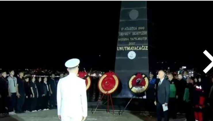 17 AĞUSTOS MARMARA DEPREMİNİN 26. YILINDA HAYATINI KAYBEDENLER DUALARLA ANILDI !