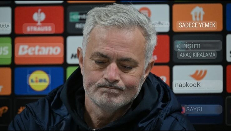 MOURİNHO’DAN BENFİCA MAÇI SONRASI ÇILDIRTAN AÇIKLAMA!