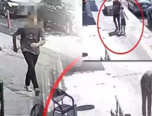 GÜPEGÜNDÜZ ÇOCUK KAÇIRMAYA KALKTI! SANİYE SANİYE GÖRÜNTÜLER!…