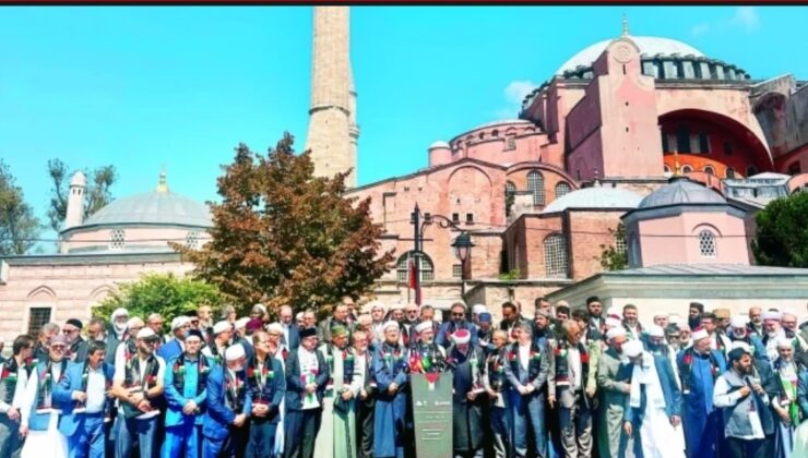 İSLÂM ALİMLERİ AYASOFYA’DAN DÜNYAYA SESLENDİ: