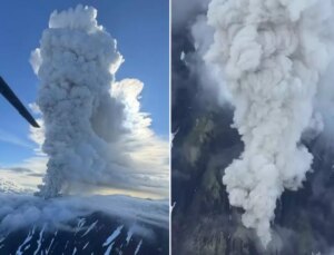 Krasheninnikov Yanardağı 500 yıl sonra faaliyete geçti