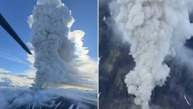 Krasheninnikov Yanardağı 500 yıl sonra faaliyete geçti