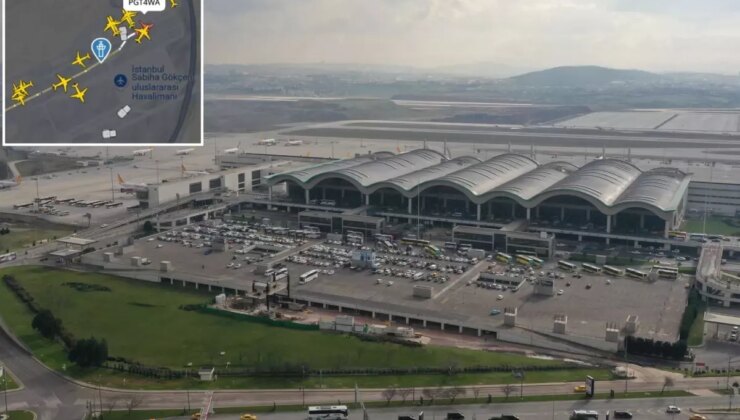 Pistteki ölü tavşan Sabiha Gökçen Havalimanı’nı karıştırdı