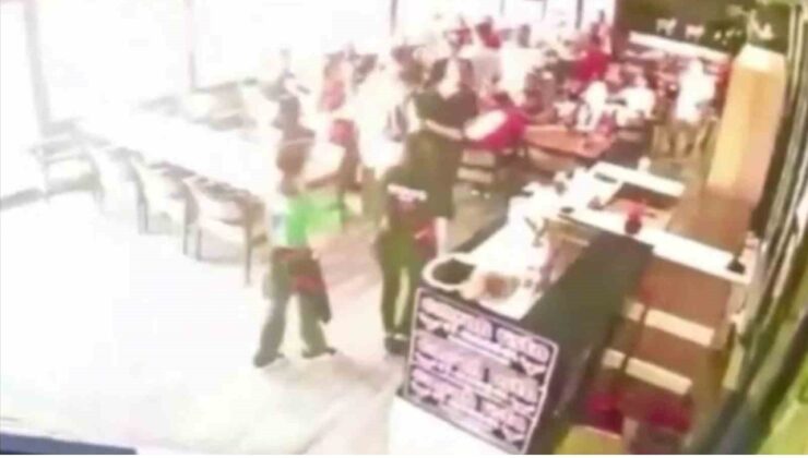 SAMSUNSPOR TARAFTARINA SİLAHLI SALDIRI! GÜVENLİK KAMERASI GÖRÜNTÜLERİ ORTAYA ÇIKTI!