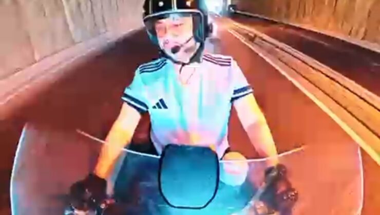 GUGU FİRARDA! MOTORLA KEŞFE ÇIKTI, SOSYAL MEDYADA OLAY OLDU!