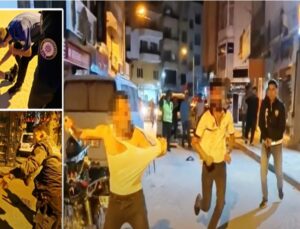 KAVGAYA MÜDAHALE EDEN POLİSE BIÇAK VE SANDALYELİ SALDIRI: 2’Sİ POLİS 4 YARALI!