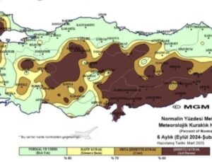 TÜRKİYE’DE KURAKLIK ALARMI! KORKUTAN HARİTA ORTAYA ÇIKTI!