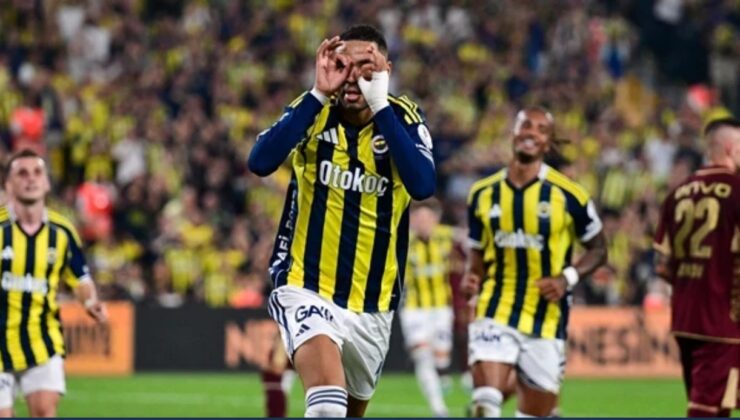 FENERBAHÇE, TRABZONSPOR’U 1-0 MAĞLUP ETTİ!