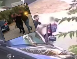 BAKAN YERLİKAYA DUYURDU! ÇOCUKLARININ YANINDA BABAYA SALDIRAN ŞAHIS YAKALANDI!