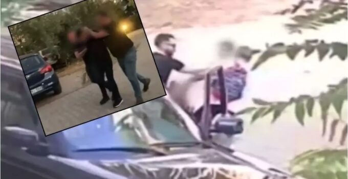 BAKAN YERLİKAYA DUYURDU! ÇOCUKLARININ YANINDA BABAYA SALDIRAN ŞAHIS YAKALANDI!