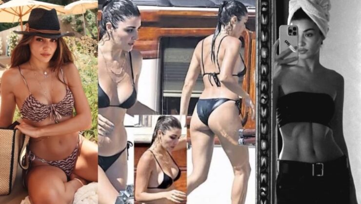 HANDE ERÇEL’İN HAVLU POZU OLAY OLDU! KARIN KASLARINA YORUM YAĞDI!