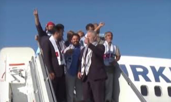 Son dakika haberi… Gazze’ye yardım filosundaki 15 Türk de geldi