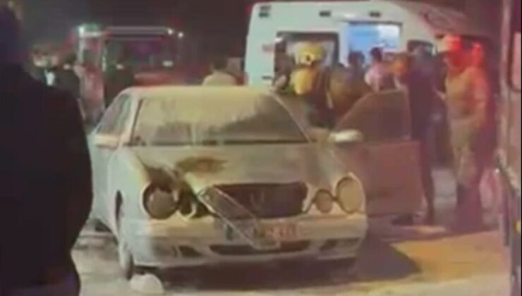 İzmir’de korkunç olay! Otomobilini ateşe verdi, alevlerin arasında kaldı
